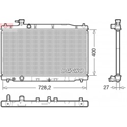 Ψυγείο νερού/εξαρτήματα HONDA CR-V III 2.0 10.06-06.12 Ψυγείο νερού/εξαρτήματα HONDA CR-V III 2.0 10.06-06.12