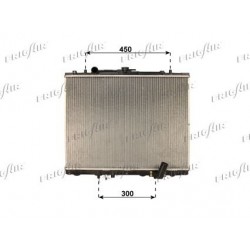 Ψυγείο Νερού MITSUBISHI L200 1997 - 1999 ( K60T ) ( K70T ) FRIGAIR 116