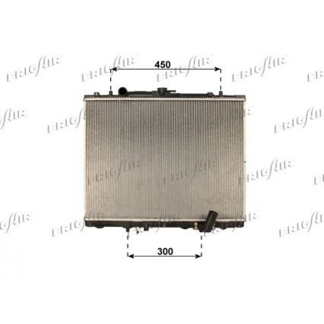 Ψυγείο Νερού MITSUBISHI L200 1997 - 1999 ( K60T ) ( K70T ) FRIGAIR 116 Ψυγείο Νερού MITSUBISHI L200 1997 - 1999 ( K60T ) ( K70T ) FRIGAIR 116