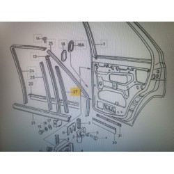 ΛΑΣΤΙΧΟ ΠΙΣΩ ΠΟΡΤΑΣ ΤΖΑΜΙΟΥ ΔΕΞΙ-ΑΡΙΣΤΕΡΟ SKODA FAVORIT