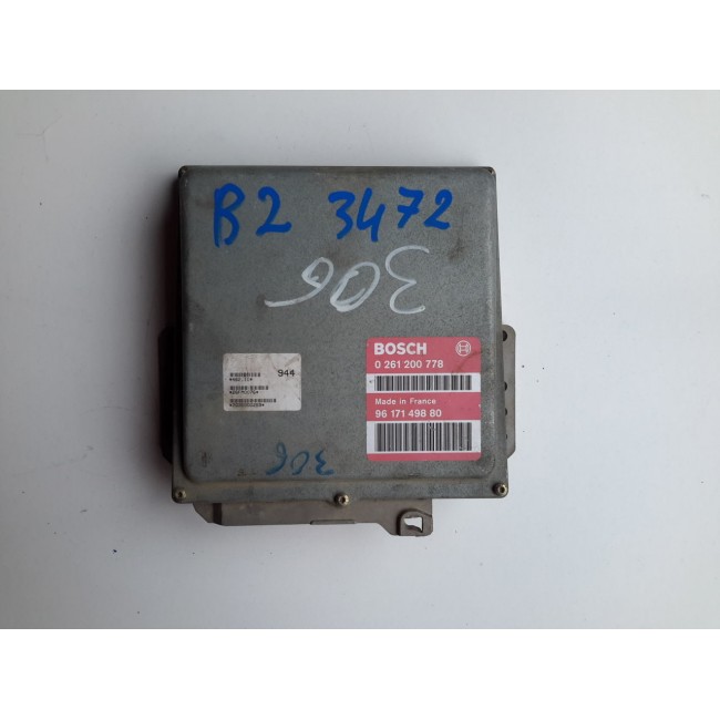 Εγκέφαλος Κινητήρα PEUGEOT 306 2000 - 2002 ( N5 ) BOSCH 0261200778