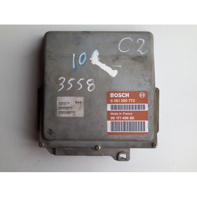 Εγκέφαλος Κινητήρα Κλειδωμένο PEUGEOT 106 1992 - 1995 BOSCH 0261200772