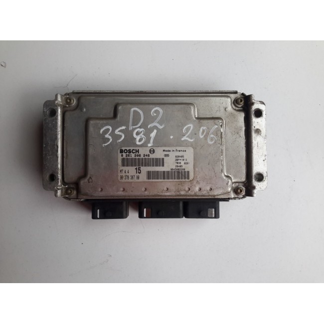 Εγκέφαλος Κινητήρα Κλειδωμένο PEUGEOT 206 2002 - 2009 ( F/L ) BOSCH 0261206246