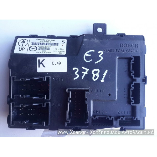 Μονάδα Άνεσης MAZDA 2 2007 - 2010 ( DE ) BOSCH DL4067560C