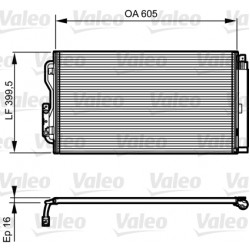 Συμπυκνωτής  σύστ. κλιματισμού BMW 1 (F20), 1 (F21), 2 (F22, F87), 2 (F23), 3 (F30, F80), 3 (F31), 3 GRAN TURISMO (F34), 4 (F32, F82), 4 (F33, F83), 4 GRAN COUPE (F36) 0.65H-Electric 07.11-