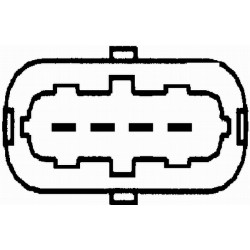 Μετρητής μάζας αέρα ALFA ROMEO 145, 146; OPEL AGILA, ASTRA G, CORSA B, CORSA C 1.0/1.2/1.4 11.96-12.09