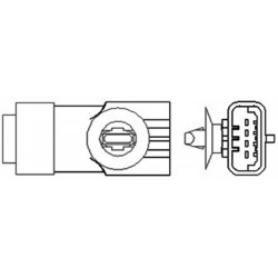 Αισθητήρας λάμδα  NISSAN X-TRAIL I; RENAULT AVANTIME, CLIO II, CLIO II/HATCHBACK, CLIO III, ESPACE III, ESPACE IV, GRAND SCENIC II, KANGOO 1.2-2.2D 05.96-