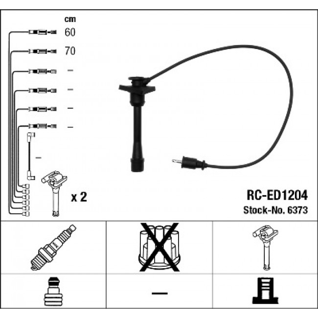 Σετ Μουζοκαλώδια DAIHATSU TERIOS 1.3 10.97-10.00