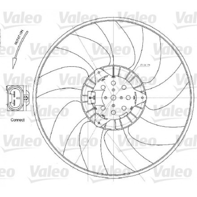 Βεντιλατέρ  OPEL SIGNUM, VECTRA C, VECTRA C GTS 3.0D 02.03-07.05