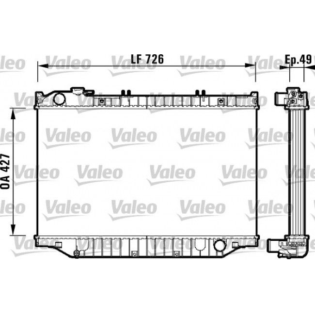 Ψυγείο νερού/εξαρτήματα TOYOTA LAND CRUISER, LAND CRUISER 80 4.2D 01.90-