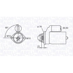 Μίζα  BMW 3 (E46), 5 (E60), 5 (E61), 7 (E65, E66, E67), X3 (E83), X5 (E53) 2.5D/3.0D 06.02-12.10