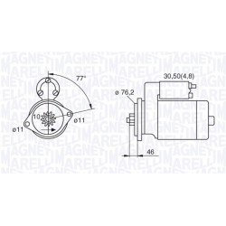 Μίζα  AUDI A3, TT; DODGE RAM 3500; SEAT ALTEA, ALTEA XL, LEON, TOLEDO III; SKODA OCTAVIA II, SUPERB II; VW EOS, GOLF IV, GOLF PLUS V, GOLF V, JETTA III 1.8-5.9D 01.93-