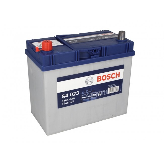 Μπαταρία BOSCH 12V 45Ah/330A S4 (L+ 1) 238x129x227 ||0 092 S40 230||