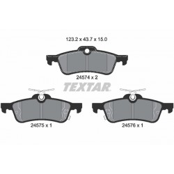 Σετ τακακιών φρένων, δίσκος φρένου  DAIHATSU CHARADE VIII; TOYOTA YARIS, YARIS/HATCHBACK 1.0-1.8 08.05-