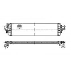 Ψυγείο αέρα υπερπλήρωσης FORD FOCUS IV 1.0/1.0H/1.5 01.18-