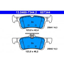 Σετ τακακιών φρένων, δίσκος φρένου  FORD FIESTA VII 1.0-1.5D 05.17-