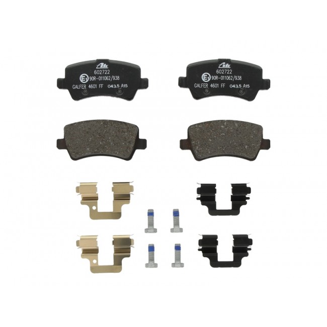 Σετ τακακιών φρένων, δίσκος φρένου VOLVO S60 II, S80 II, V60 I, V70 III, V70 III/KOMBI, XC70 II; FORD GALAXY II, GALAXY MK II, S-MAX 1.5-4.4 03.06-12.19 Σετ τακακιών φρένων, δίσκος φρένου VOLVO S60 II, S80 II, V60 I, V70 III, V70 III/KOMBI, XC70 II; FORD GALAXY II, GALAXY MK II, S-MAX 1.5-4.4 03.06-12.19