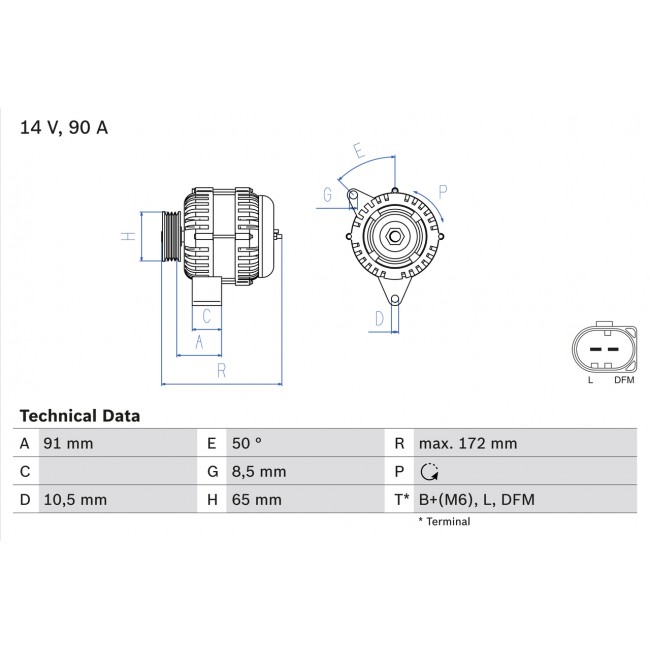 Δυναμό HONDA ACCORD VI 1.6-2.3 03.97-06.03