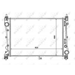 Ψυγείο νερού/εξαρτήματα  FIAT DOBLO, DOBLO CARGO; OPEL COMBO TOUR, COMBO/MINIVAN 1.3D/1.4 02.10-