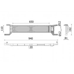 Ψυγείο λαδιού FIAT DUCATO 2.3D 05.19-