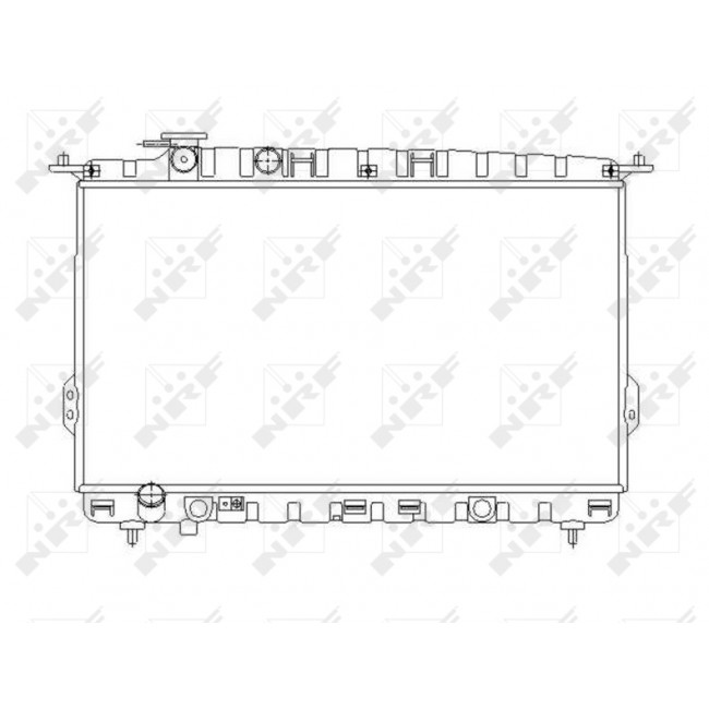 Ψυγείο νερού/εξαρτήματα  HYUNDAI SONATA IV, XG; KIA MAGENTIS I, OPIRUS 2.0-3.5 03.98-