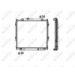 Ψυγείο νερού/εξαρτήματα TOYOTA 4 RUNNER III, LAND CRUISER 90 2.7/3.4 06.95-11.02