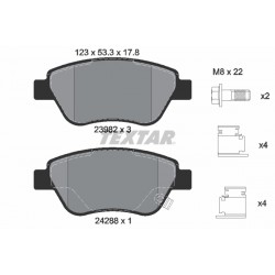 Σετ τακακιών φρένων, δίσκος φρένου  FIAT DOBLO/MINIVAN; OPEL ADAM, CORSA D, CORSA D/HATCHBACK 1.0-1.9D 07.03-