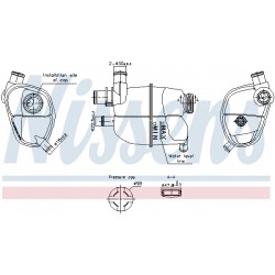 Δοχείο διαστολής, ψυκτικό υγρό  SMART CABRIO, CITY-COUPE, CROSSBLADE, FORTWO 07.98-