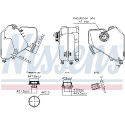 Δοχείο διαστολής, ψυκτικό υγρό FORD B-MAX, ECOSPORT, FIESTA VI, KA 06.08-