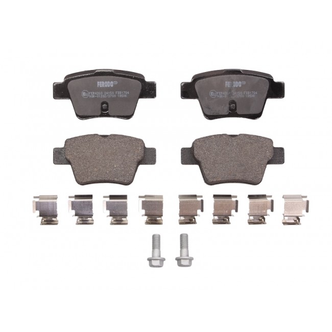 Σετ τακακιών φρένων, δίσκος φρένου CITROEN C4, C4 I; PEUGEOT 207, 207/HATCHBACK, 207/KOMBI, 307, 307/KOMBI, 405 I 1.4-2.0D 07.88-01.15 Σετ τακακιών φρένων, δίσκος φρένου CITROEN C4, C4 I; PEUGEOT 207, 207/HATCHBACK, 207/KOMBI, 307, 307/KOMBI, 405 I 1.4-2.0D 07.88-01.15