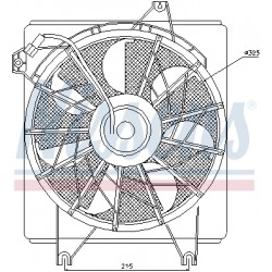 Βεντιλατέρ BMW 5 (E39); HYUNDAI COUPE I, LANTRA II 1.5-2.5 11.95-04.02