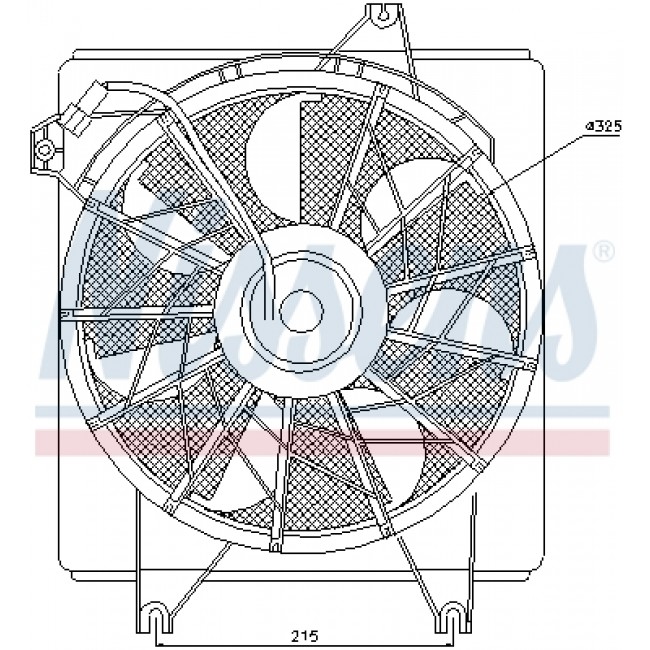 Βεντιλατέρ BMW 5 (E39); HYUNDAI COUPE I, LANTRA II 1.5-2.5 11.95-04.02