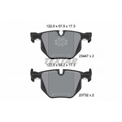 Σετ τακακιών φρένων, δίσκος φρένου  BMW X5 (E70), X5 (F15, F85), X6 (E71, E72), X6 (F16, F86) 2.0-3.0D 10.06-07.19