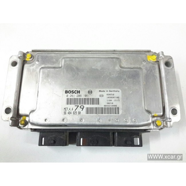 Εγκέφαλος Κινητήρα Κλειδωμένο PEUGEOT 206 1998 - 2002 BOSCH 0261208101