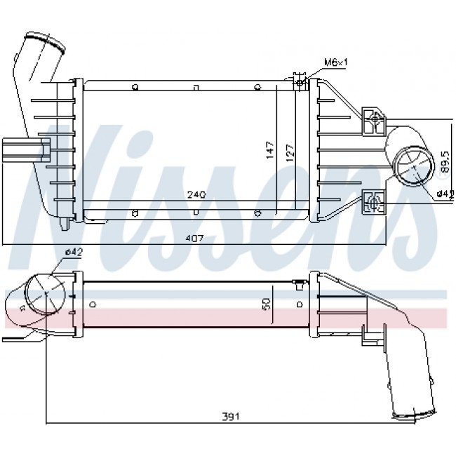 Ψυγείο αέρα υπερπλήρωσης OPEL ASTRA G, ASTRA G/KOMBI 1.7D/2.2 02.98-04.05