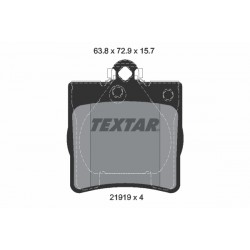 Σετ τακακιών φρένων, δίσκος φρένου  MERCEDES C (CL203), C T-MODEL (S202), C (W202), C (W203), CLC (CL203), CLK (A208), CLK (C208), E (A124), E (C124), E T-MODEL (S124), E (W210) 1.8-3.2 05.93