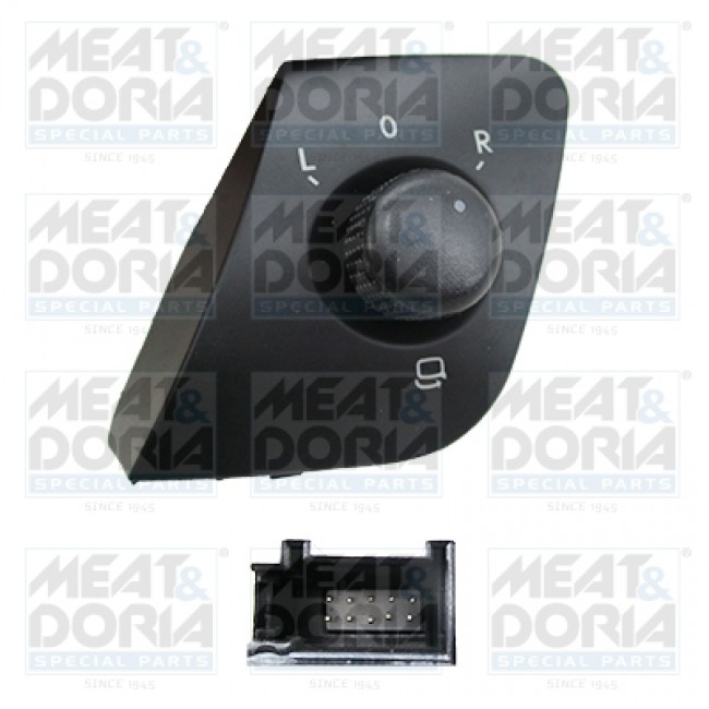 Διακόπτης ρύθμισης εξωτερικού καθρέπτη SEAT IBIZA IV, IBIZA IV SC, IBIZA IV ST 03.08-06.17 Διακόπτης ρύθμισης εξωτερικού καθρέπτη SEAT IBIZA IV, IBIZA IV SC, IBIZA IV ST 03.08-06.17