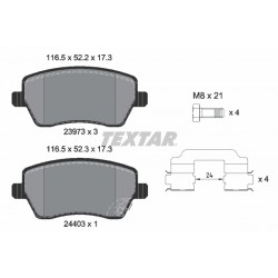 Σετ τακακιών φρένων, δίσκος φρένου  DACIA DUSTER; OPEL AGILA; SUZUKI SPLASH, SWIFT III 1.0-1.6 02.05-