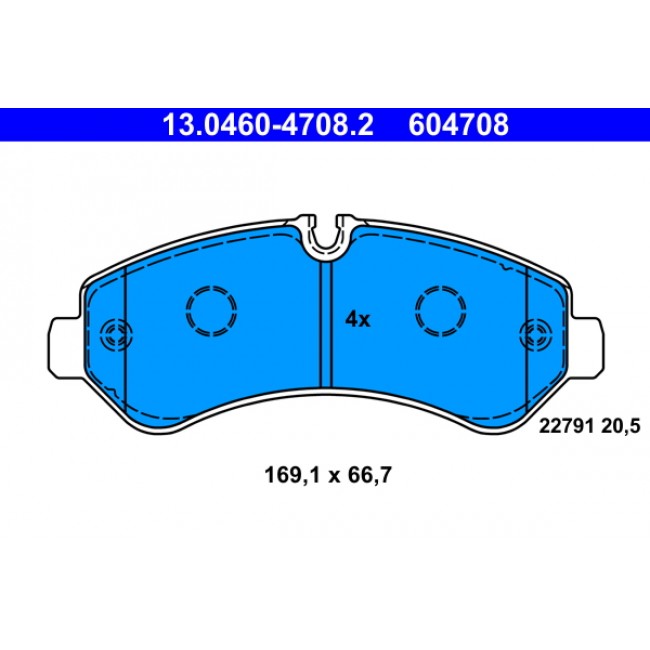 Σετ τακακιών φρένων, δίσκος φρένου MERCEDES SPRINTER 5-T (B907) 2.0D/2.2D/3.0D 02.18- Σετ τακακιών φρένων, δίσκος φρένου MERCEDES SPRINTER 5-T (B907) 2.0D/2.2D/3.0D 02.18-
