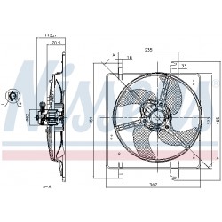 Βεντιλατέρ FORD KA 1.3/1.6 09.96-11.08