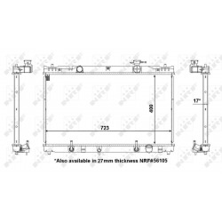 Ψυγείο νερού/εξαρτήματα TOYOTA CAMRY 2.0/2.4 08.01-11.06