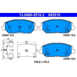 Σετ τακακιών φρένων, δίσκος φρένου  HYUNDAI I30; KIA CEED, PROCEED, XCEED 1.0-1.6H 11.16-