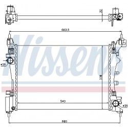 Ψυγείο νερού/εξαρτήματα FIAT FIORINO, FIORINO/MINIVAN, GRANDE PUNTO, PUNTO, PUNTO EVO, QUBO 1.2-1.4LPG 06.05-