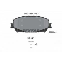 Σετ τακακιών φρένων, δίσκος φρένου  MITSUBISHI ASX; RENAULT ARKANA I, CAPTUR II, ESPACE V, GRAND SCENIC IV, MEGANE IV, SCENIC IV, TALISMAN 1.0-2.0D 02.15-