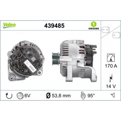 Δυναμό  BMW 5 (E60), 5 (E61), 6 (E63), 6 (E64), 7 (E65, E66, E67) 2.0D/2.5D/3.0D 06.02-12.10