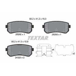 Σετ τακακιών φρένων, δίσκος φρένου  HYUNDAI I30, IX35, SONATA VI, TUCSON, TUCSON/SUV; KIA CADENZA II, CEE'D, CERATO II, PRO CEE'D, SPORTAGE III, SPORTAGE IV 1.4-Electric 12.06-