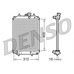 Ψυγείο νερού/εξαρτήματα DAIHATSU CUORE VI 1.0 05.03-