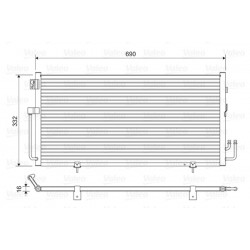 Συμπυκνωτής συστ.κλιματισμού SUBARU IMPREZA 1.5-2.5 12.00-06.09