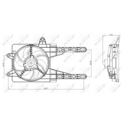 Βεντιλατέρ FIAT PUNTO; LANCIA Y 1.1-1.6 09.93-09.03