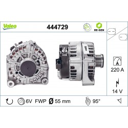 Δυναμό BMW 5 (E61), 5 (F10), 5 (F11), 5 GRAN TURISMO (F07), X3 (F25) 2.0/2.0D/3.0D 04.05-08.17